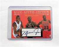 Man Myth Legend Michael Jordan Facs Auto Card