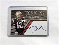 Tom Brady Iconic Ink Facsimile Auto Card