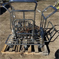 Pallet Lot of 3 Luggage Carts