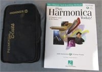 Piedmont Blues Hohner Harmonica set & book