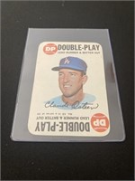 1968 Topps, Claude Osteen “Double Play” card