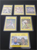 AMAZING set of 6 Super Star Series. ‘91 Fleer -