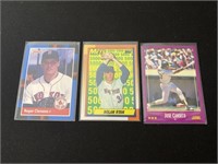 Donruss, Topps, Score - 1987 Roger Clemens, 1990