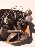 Box Of VTG Microphones & Stands