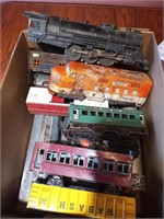 Box Of Early Marx Tin Trains