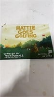 Signed Hattie goes Golfing book