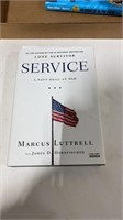 Service A Navy Seal at War book signed by author