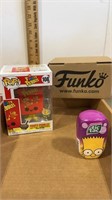 Fruity pebbles funky pop and Bart Simpson tic