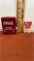 Coca Cola plastic toothpick dispenser and Coca