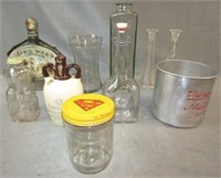 Decanters and Glassware items