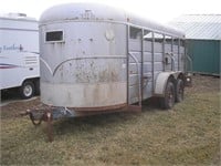 16' LIVESTOCK TANDEM TRAILER