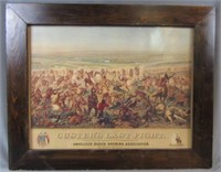 Custer's Last Fight Print in Frame
