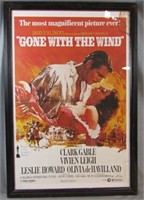 Gone With The Wind Framed Movie House Poster