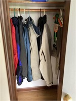 Contents of coat closet