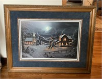 Jesse Barnes framed print "All is Bright" with COA
