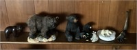 Collection of bear figurines
