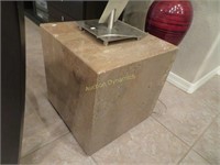 Marble, End Table, 18"x18"x19"