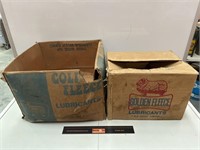 2x Original Golden Fleece Cardboard boxes