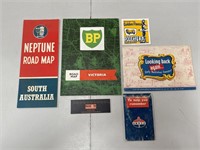 Assorted Road maps and ephemera Inc Neptune Amoco