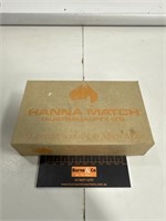Hanna Match Box with Original Sunraysia Matchbooks