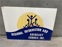 Regional Information and Advocacy Council Sign -