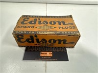 NOS Edison Spark Plug box