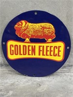 GOLDEN FLEECE Enamel Sign - Diameter
