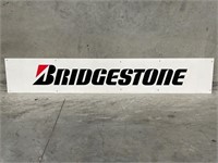BRIDGESTONE Screen Print Metal Sign - 1200 x 205