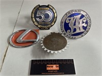 4 x Car Badges Inc. Nissan