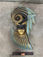 Wall hanging Masquerade Fibreglass Mask - 450 x