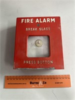 Press Button Metal Fire Alarm - 140 x 165