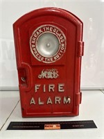 Original Cast Iron Fire Alarm With Key - 240 x
