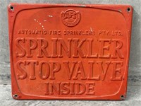 Automatic Fire Sprinklers Sprinkler Stop Valve