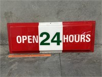 Original 7 ELEVEN OPEN 24 HOURS Perspex Light Box
