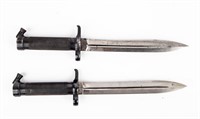 2 Swedish M1896 Mauser Bayonets No Scabbards