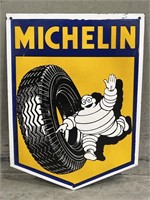 MICHELIN TYRES Pictorial Enamel Sign - 310 x 430