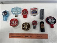 Assorted Aussie Beer tap tops x10