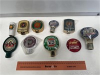 Assorted Aussie Beer tap tops X10