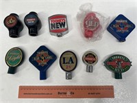 Assorted Aussie Beer tap tops X10