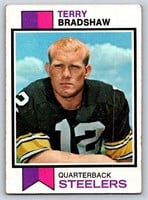 1973 Topps Football Lot of 10 Cards Bradshaw