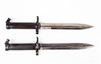 2 Swedish M1896 Mauser Bayonets No Scabbards