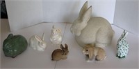 Rabbit Figurines lot