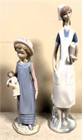 2pcs- LLADRO figurines- no defect guarantee