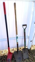 3pcs- shovels