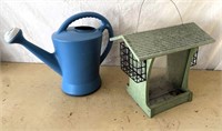 bird feeder & water can