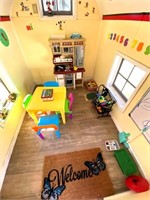 contents of the playhouse- furniture, games & more