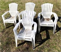 4 pcs- Childrens Stack patio chairs