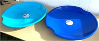 2pcs- NEW Flexible flyer 26" plastic saucer sleds