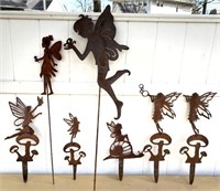 metal FAIRY lawn decorations 16"-40"