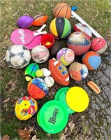 vintage balls , frisbees & more